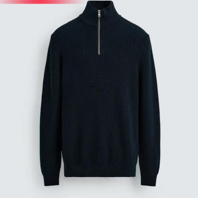 Men's Cotton Knit Sweater 3 Men's Cotton Knit Sweater - Image 3