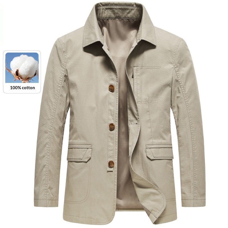 Button-up Casual Top Loose-fitting Jacket 1 Button-up Casual Top Loose-fitting Jacket