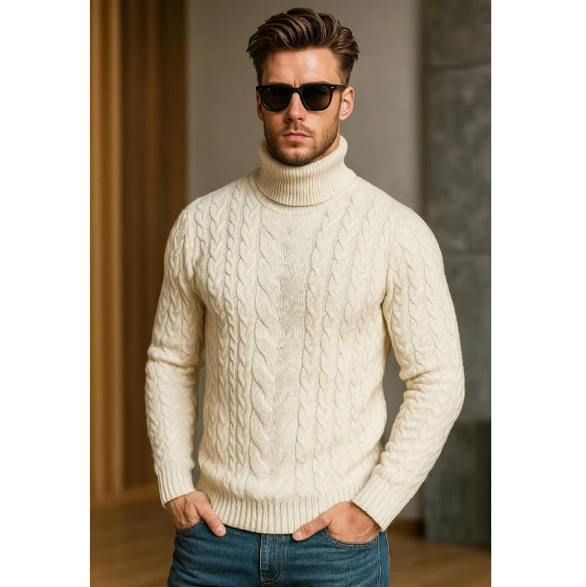 Men's Turtle neck Sweater 5 Men's Turtle neck Sweater - Image 5