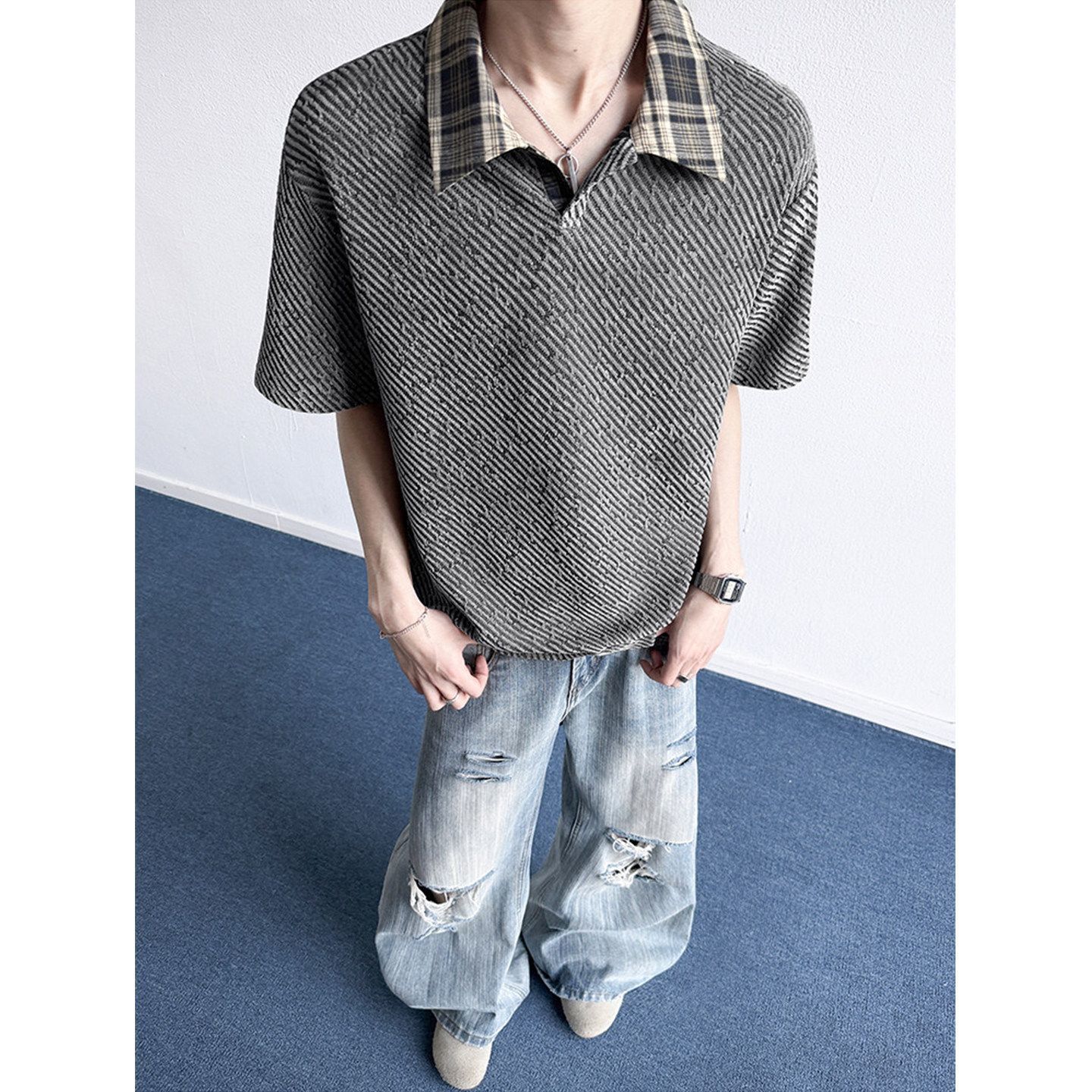 Loose-fit Casual Breathable Half-sleeve T-shirt 6 Loose-fit Casual Breathable Half-sleeve T-shirt - Image 6
