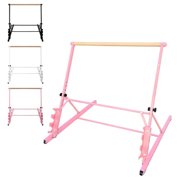 3.5 FT Solid Wood Ballet Barre With Adjustable Range Of 31.5-39.5 Inches For Dance Practice 5 3.5 FT Solid Wood Ballet Barre With Adjustable Range Of 31.5-39.5 Inches For Dance Practice - Image 5