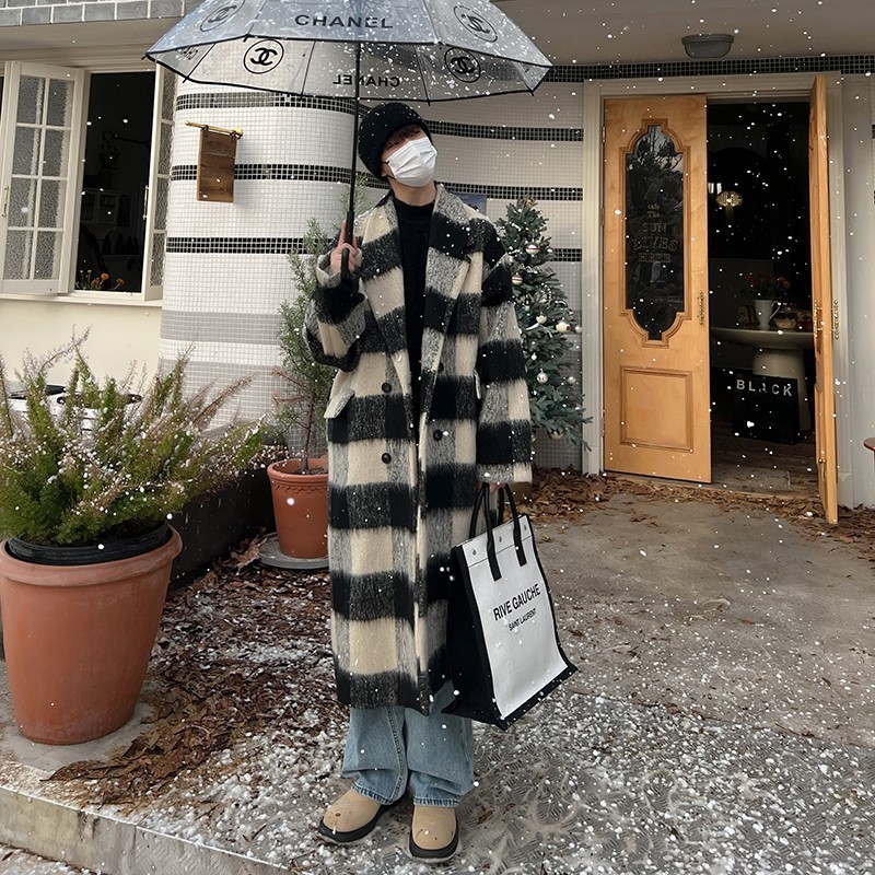 Extra-long Casual Men's Coat 1 Extra-long Casual Men's Coat
