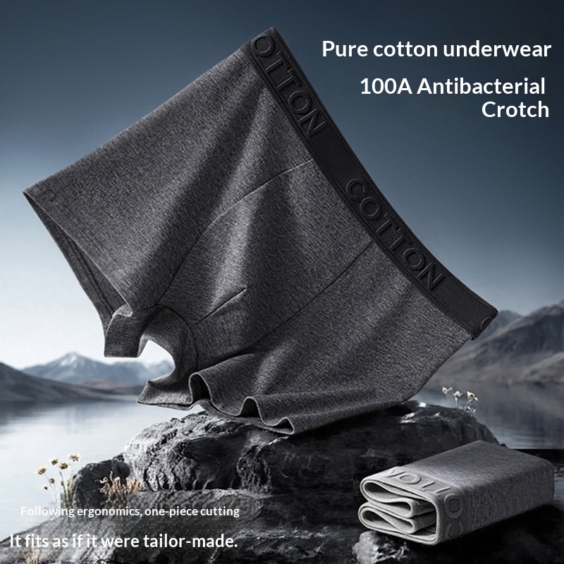 High-End Antibacterial Cotton Boxer Briefs For Men 2 High-End Antibacterial Cotton Boxer Briefs For Men - Image 2