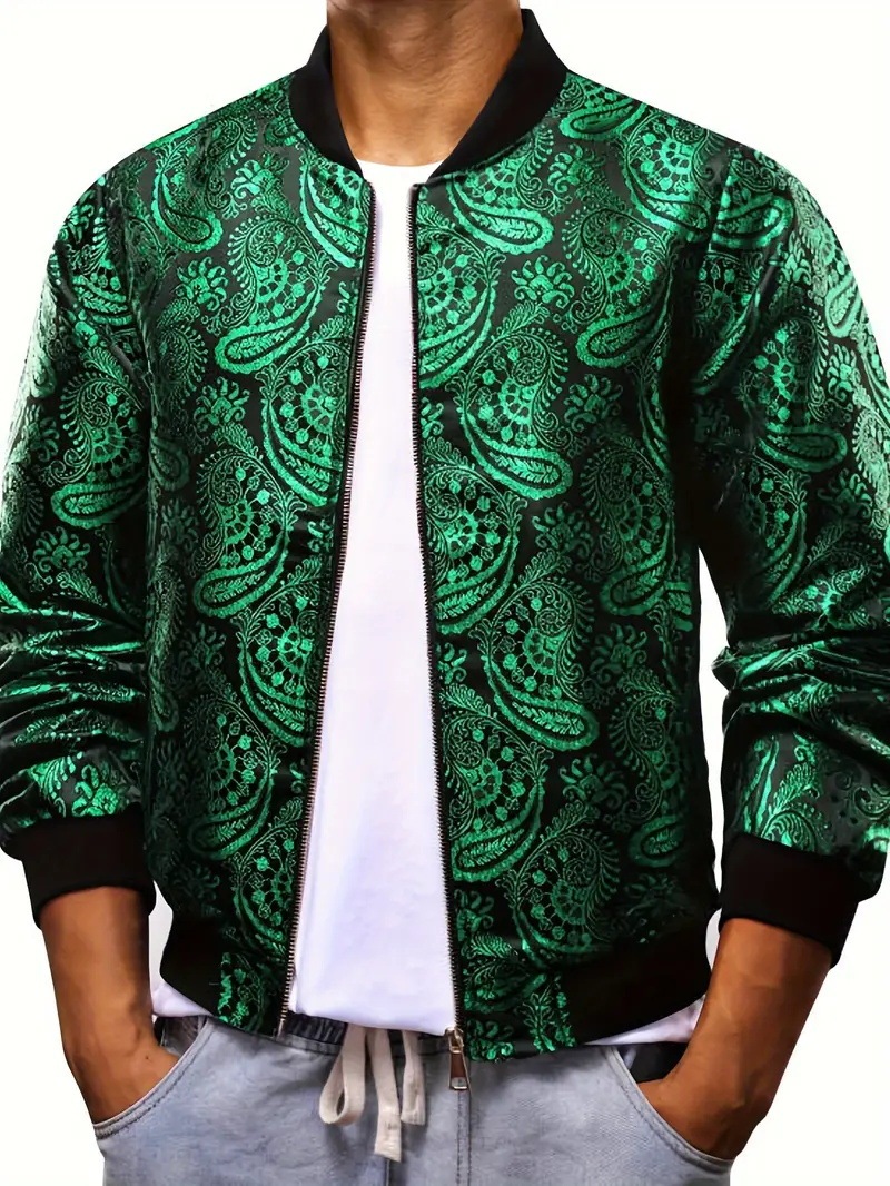 Men's Jacket With A Stand-up Collar 3 Men's Jacket With A Stand-up Collar - Image 3