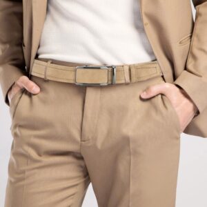 Men's Simple Buckle Leather Belt