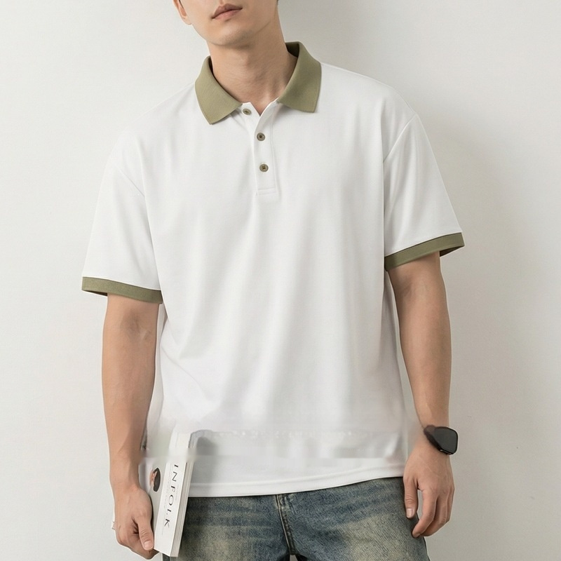 Ice-silk Cooling Casual Men's Polo Shirt 1 Ice-silk Cooling Casual Men's Polo Shirt