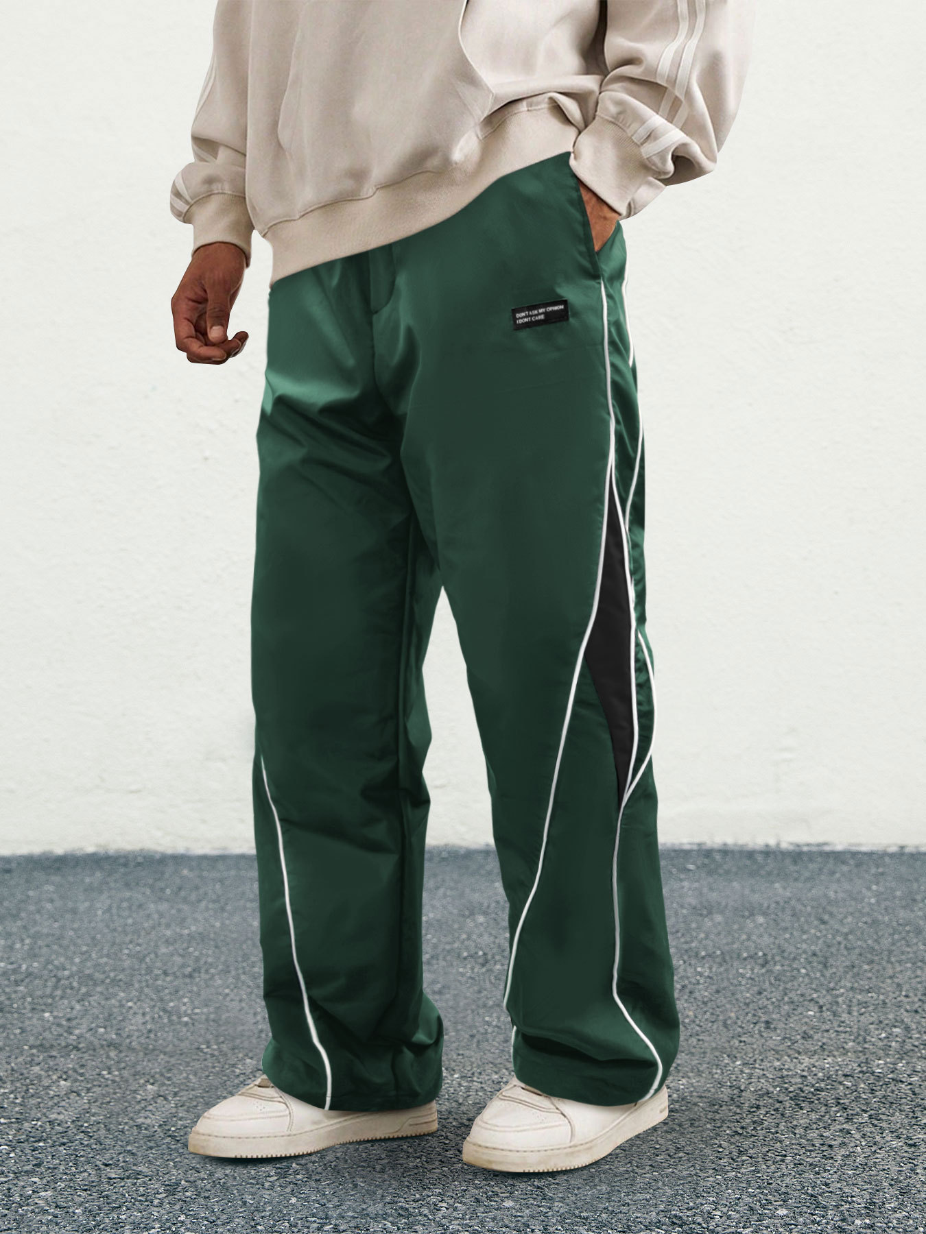 Relaxed-fit Straight-leg Athletic Pants 6 Relaxed-fit Straight-leg Athletic Pants - Image 6