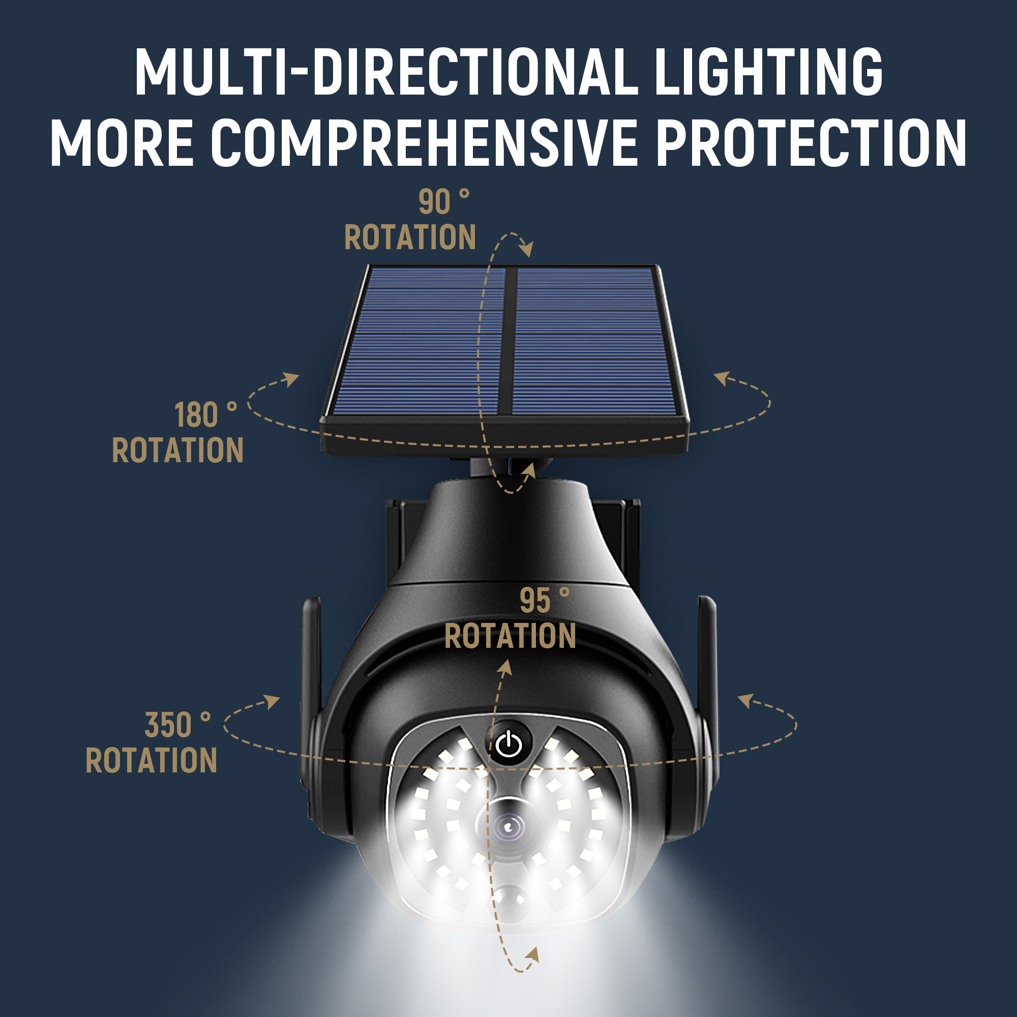 Solar Powered Waterproof Outdoor Courtyard Lights 6 Solar Powered Waterproof Outdoor Courtyard Lights - Image 6