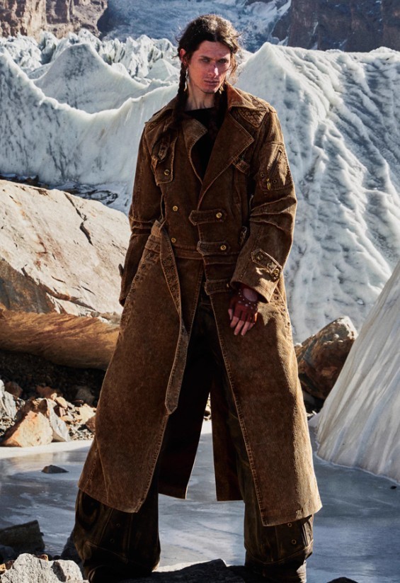 Detachable Corduroy Multi-style Jacket Parka Coat 2 Detachable Corduroy Multi-style Jacket Parka Coat - Image 2