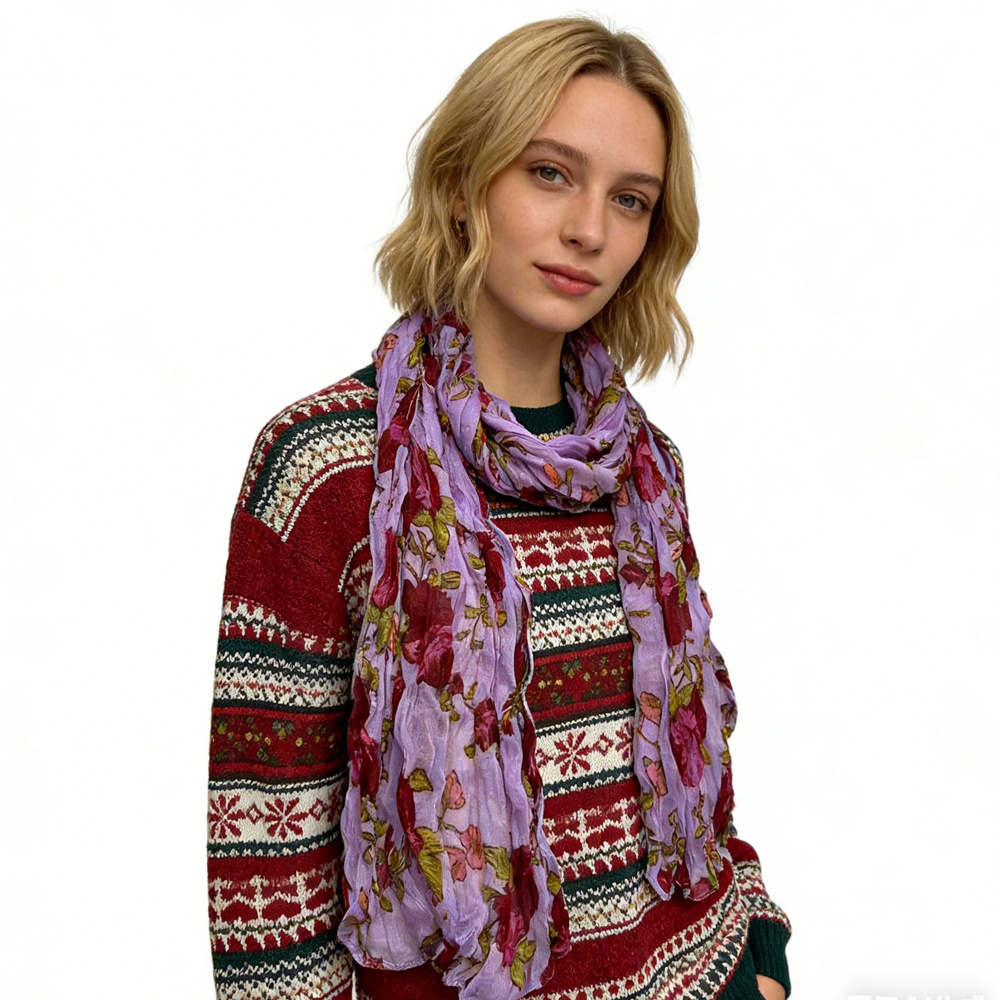 2pcs Polyester Scarf For Women & Men 6 2pcs Polyester Scarf For Women & Men - Image 6