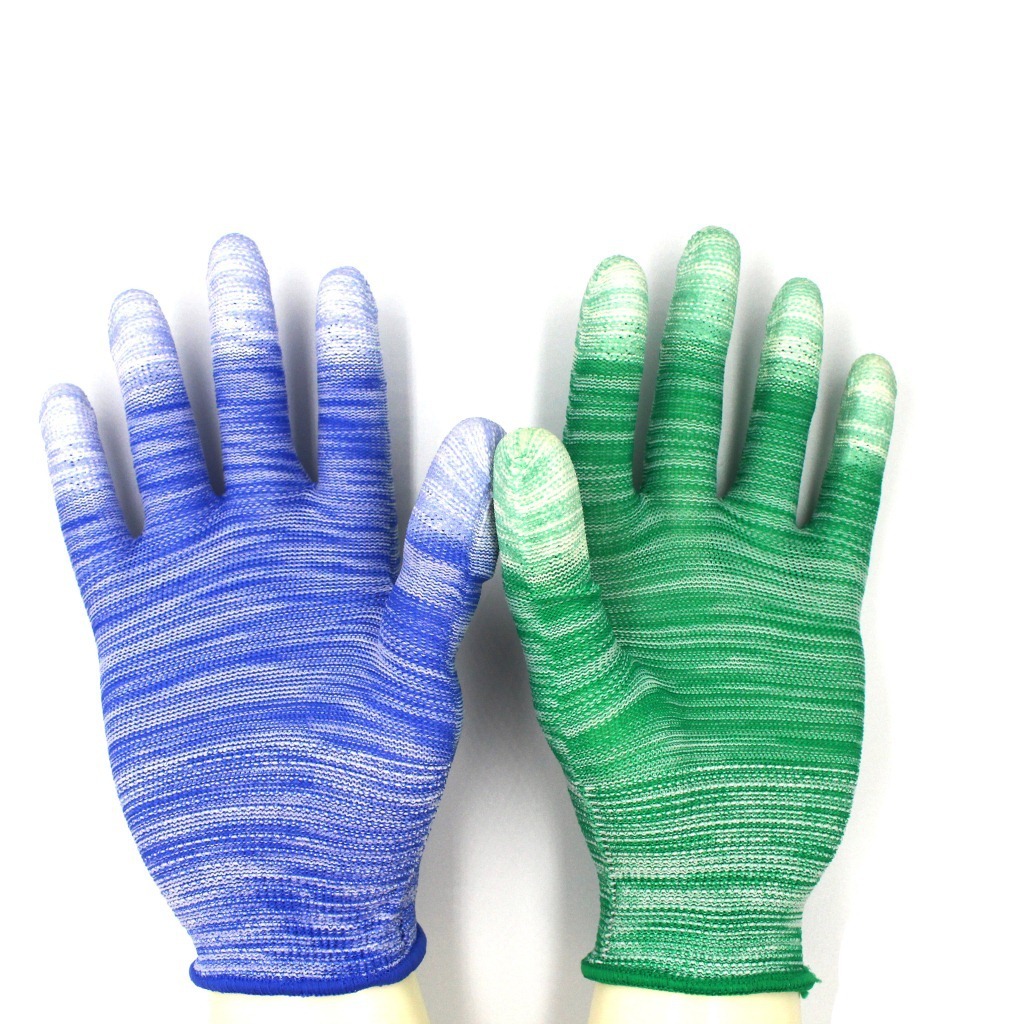 Colored Nylon PU-coated Safety Gloves 7 Colored Nylon PU-coated Safety Gloves - Image 7