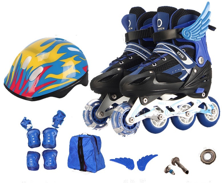 Single Wheel Adjustable Children's Roller Skates 3 Single Wheel Adjustable Children's Roller Skates - Image 3