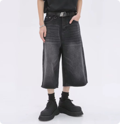 Men's Denim Shorts 5 Men's Denim Shorts - Image 5