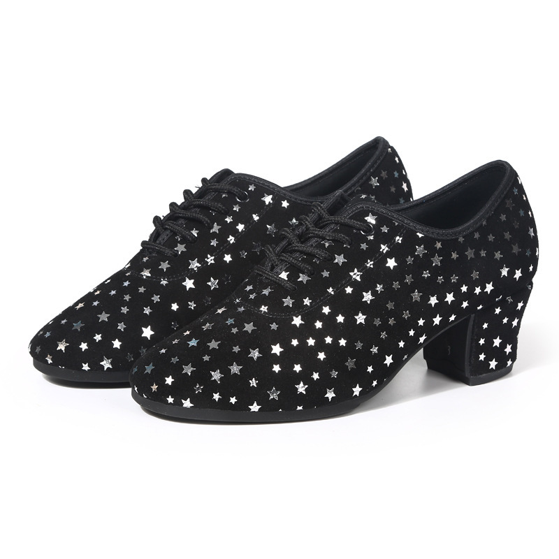 Outdoor Latin Dance Shoes With Fabric and Rubber Sole 4 Outdoor Latin Dance Shoes With Fabric and Rubber Sole - Image 4