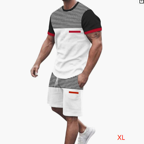 Men's Two-piece Printed Sportswear 7 Men's Two-piece Printed Sportswear - Image 7