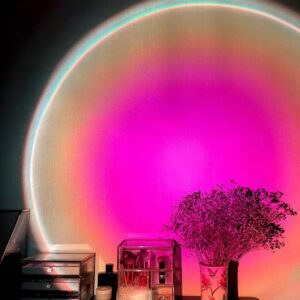 Rechargeable Rainbow Projection Lamp