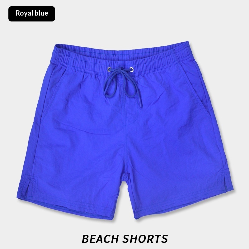Solid-color Breathable Quick-drying Beach Shorts 7 Solid-color Breathable Quick-drying Beach Shorts - Image 7
