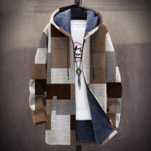Men's Stylish Long Winter Casual Hooded Coat