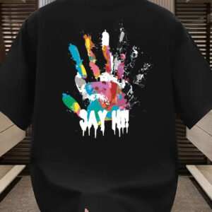 Color-Block Fashion 3D-Printed Summer Men's T-Shirt