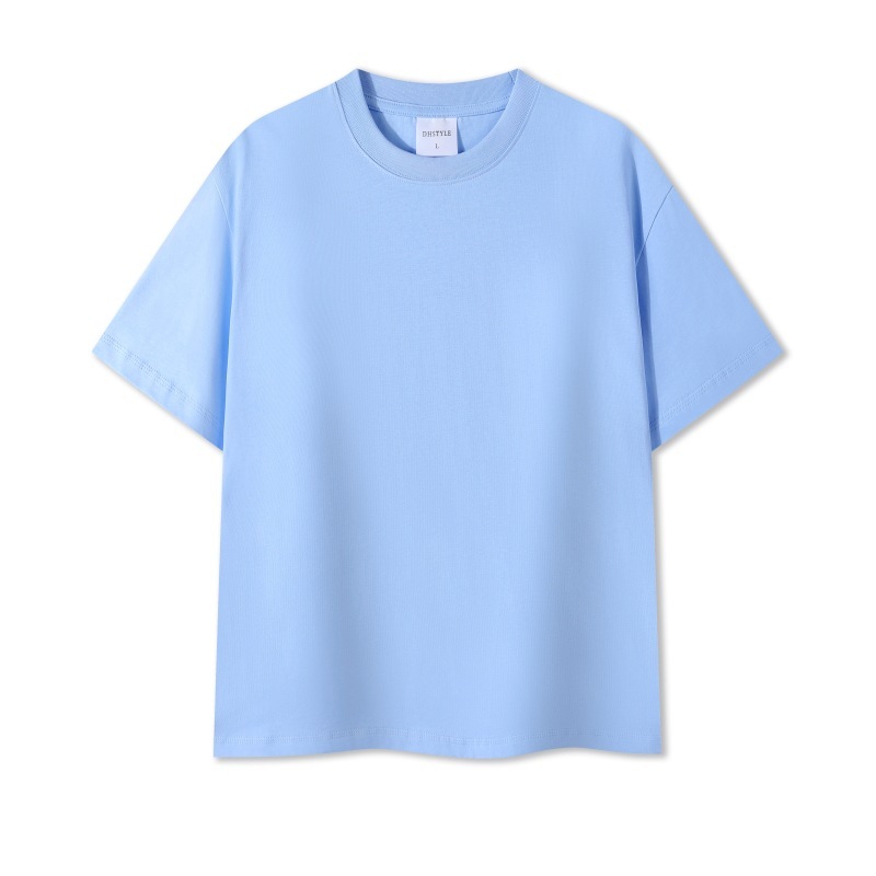 Men's Solid-color Round-neck T-shirt 5 Men's Solid-color Round-neck T-shirt - Image 5
