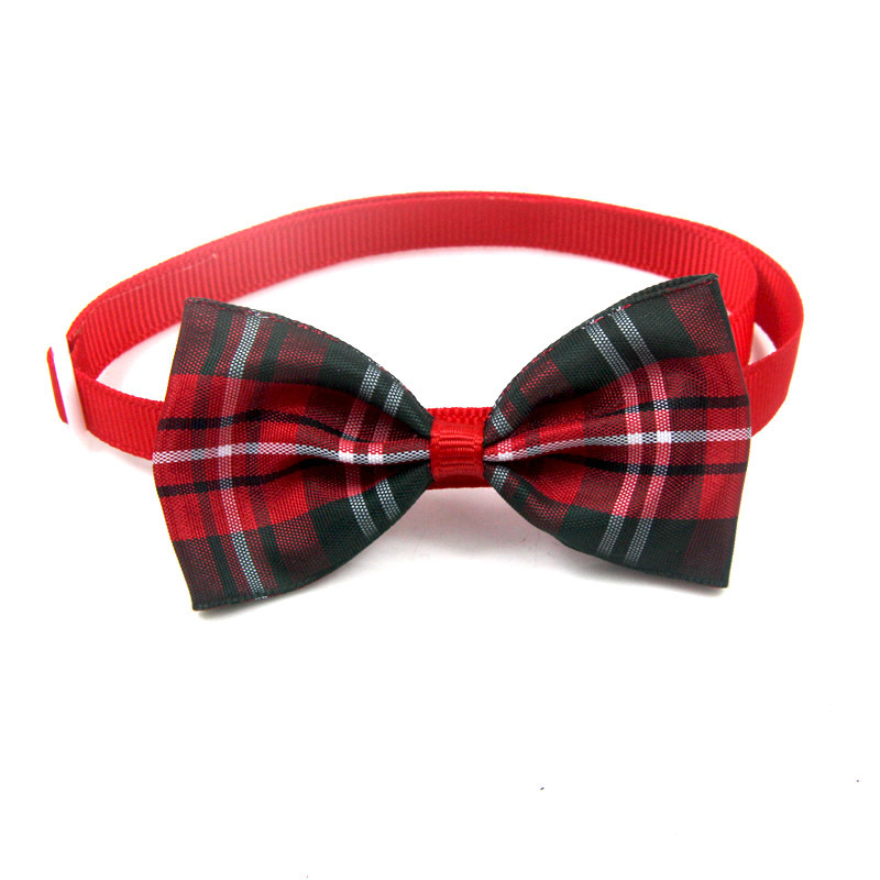 Plaid Pet Scarf and Tie Collar Accessory for Cats and Dogs 7 Plaid Pet Scarf and Tie Collar Accessory for Cats and Dogs - Image 7
