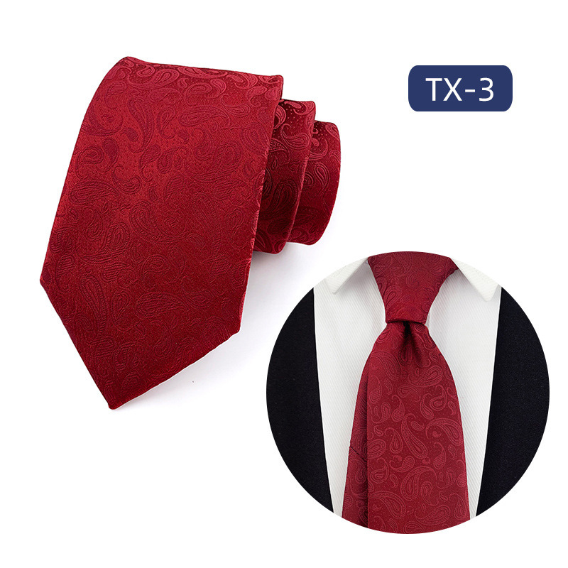 Men's Jacquard Woven Business Tie 10 Men's Jacquard Woven Business Tie - Image 10