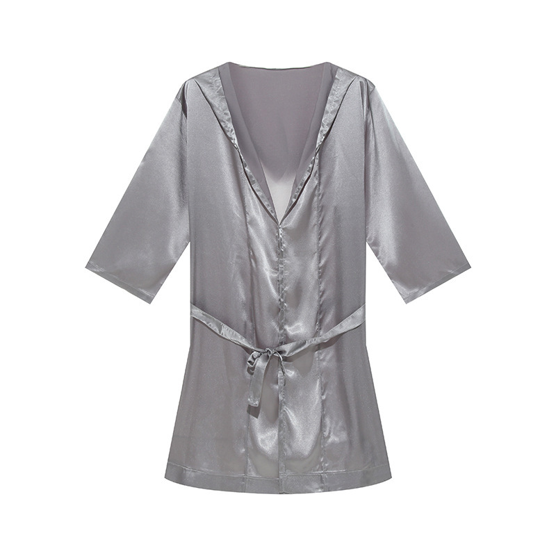 Thin Loose Short Sleeve Pajamas 4 Thin Loose Short Sleeve Pajamas - Image 4