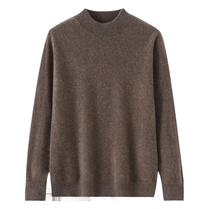 Men's Casual Loose-Fitting Cashmere Base-Layer Sweater 2 Men's Casual Loose-Fitting Cashmere Base-Layer Sweater - Image 2