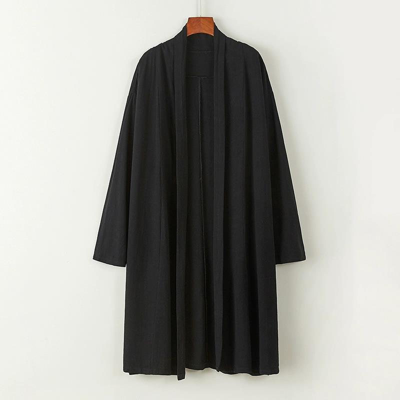 Men's Mandarin-collar Mid-length Trench Coat 1 Men's Mandarin-collar Mid-length Trench Coat