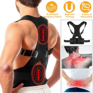 Posture Support Magnetic Lumbar Adjustable Braces For Pain Relief