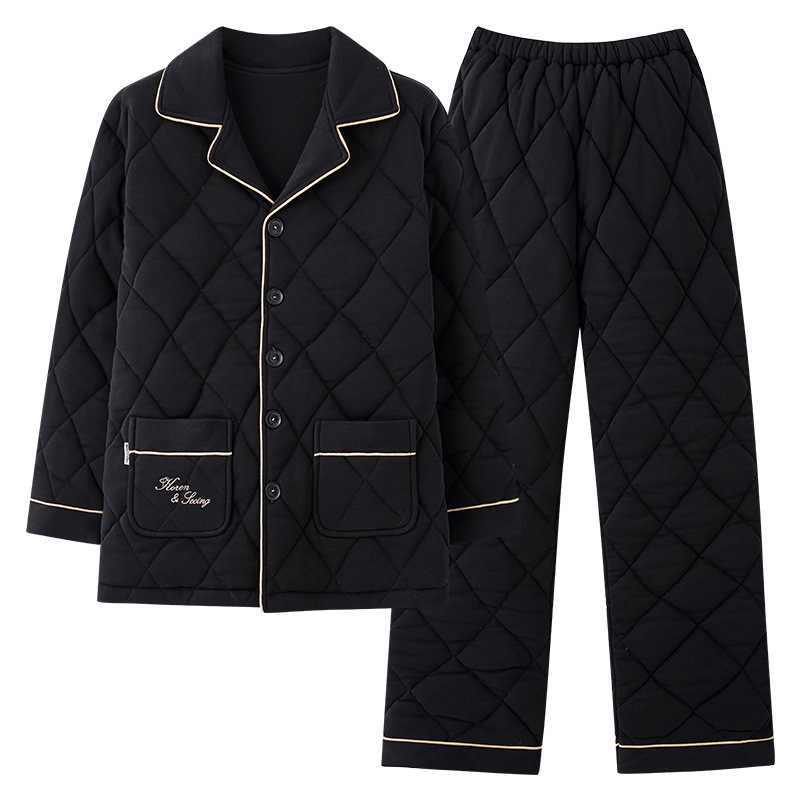 Men's Three-layer Quilted Loungewear 6 Men's Three-layer Quilted Loungewear - Image 6