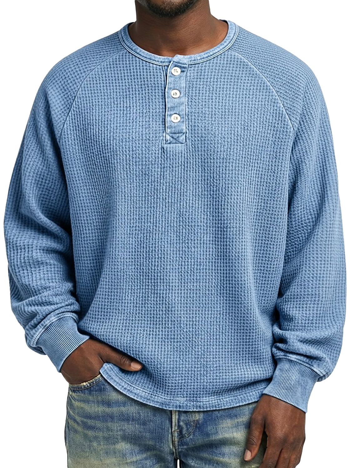 Men's Printed Casual Long-sleeve Shirt 2 Men's Printed Casual Long-sleeve Shirt - Image 2