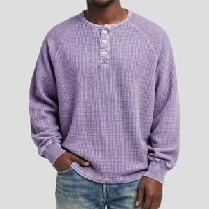Men's Printed Casual Long-sleeve Shirt