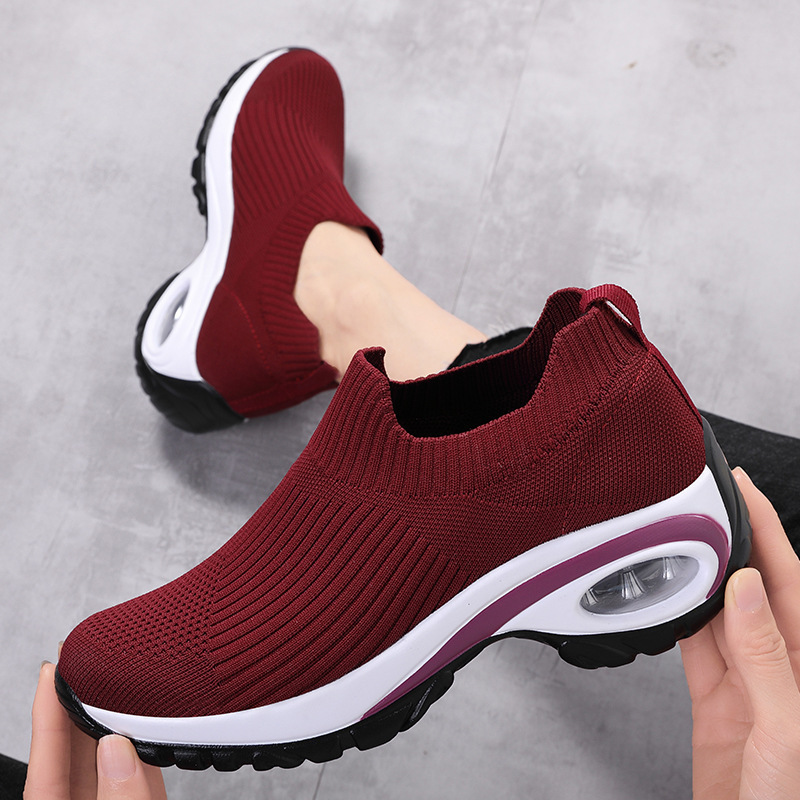 Mesh Breathable Sneakers Air Cushion Running Sports Shoes 2 Mesh Breathable Sneakers Air Cushion Running Sports Shoes - Image 2