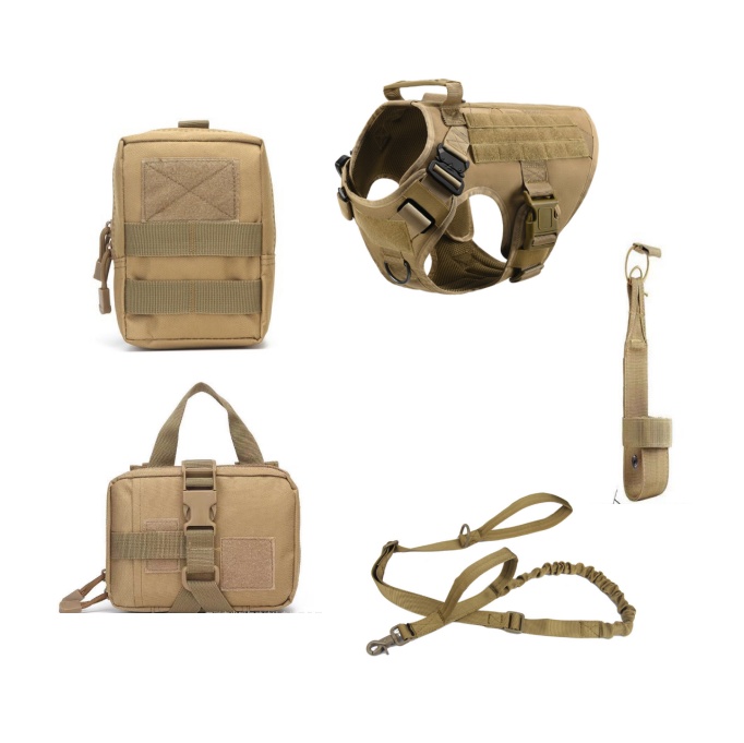 Tactical K9 Dog Harness and Leash Set for Training & Everyday Use 2 Tactical K9 Dog Harness and Leash Set for Training & Everyday Use - Image 2