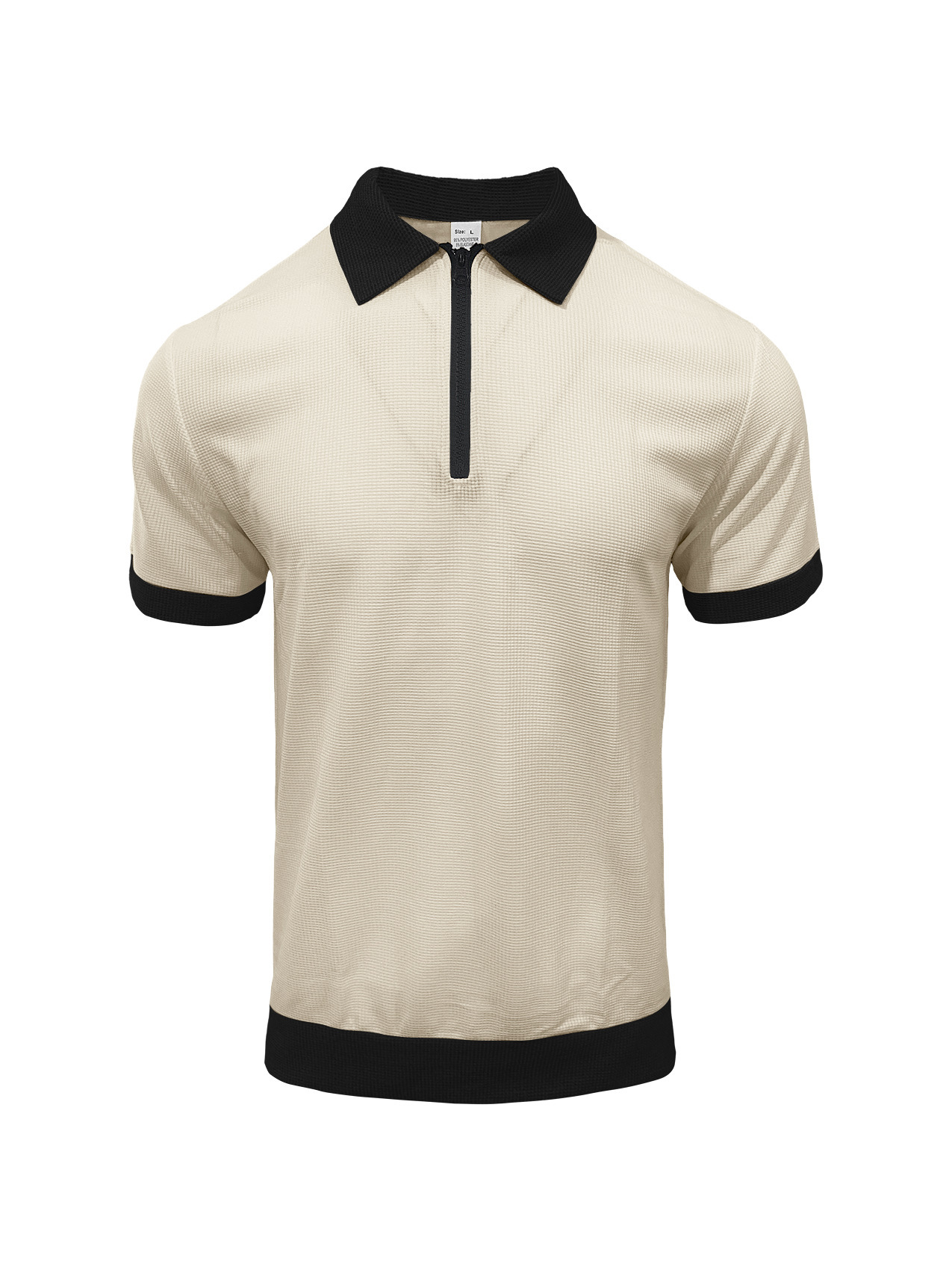 Lapel Collar And Short Sleeves Polo Shirt 7 Lapel Collar And Short Sleeves Polo Shirt - Image 7