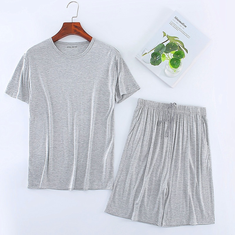 Men's Short Sleeved Shorts Set 7 Men's Short Sleeved Shorts Set - Image 7
