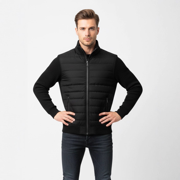 Zip-up Cotton-padded Coat 3 Zip-up Cotton-padded Coat - Image 3