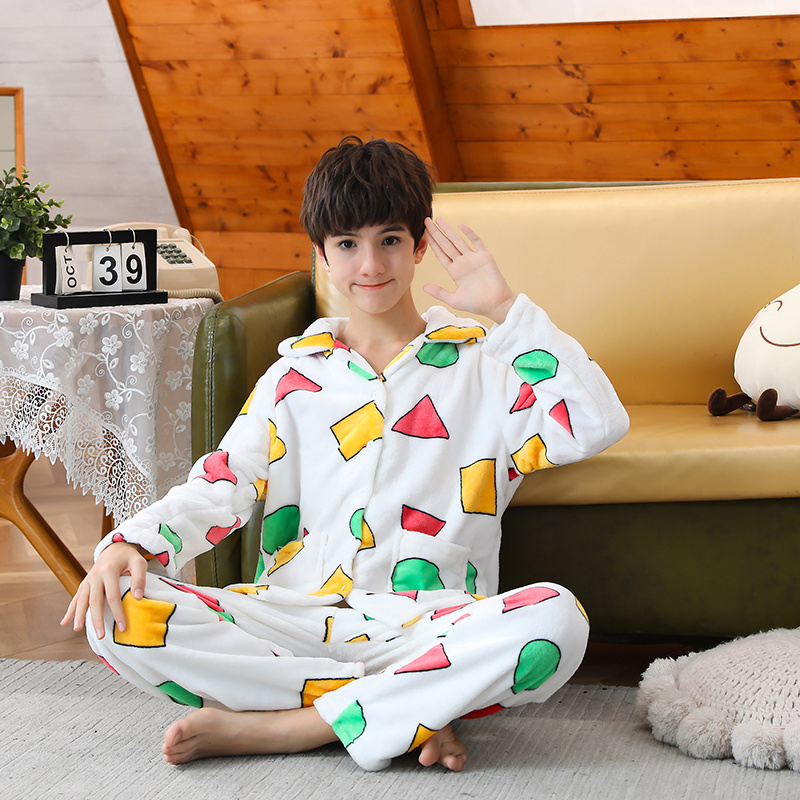 Flannel Pajamas Long Sleeves 2 Flannel Pajamas Long Sleeves - Image 2