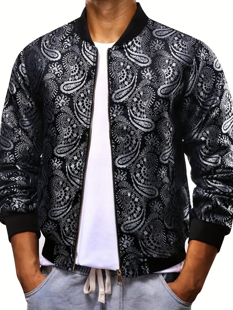 Men's Jacket With A Stand-up Collar 10 Men's Jacket With A Stand-up Collar - Image 10