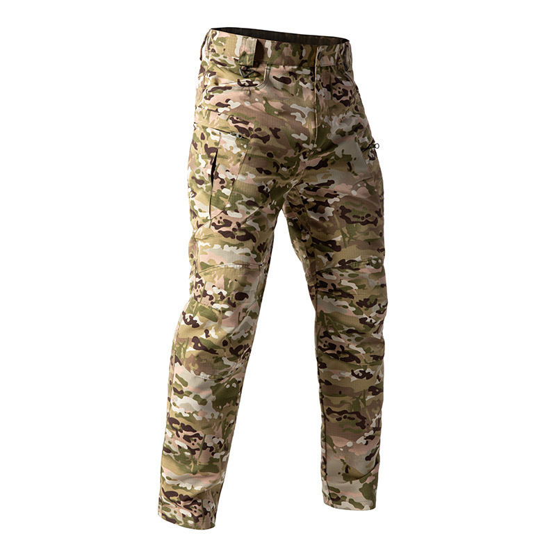 Relaxed-fit Multi-pocket Abrasion-resistant Pants 4 Relaxed-fit Multi-pocket Abrasion-resistant Pants - Image 4