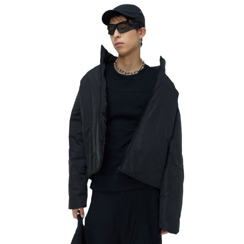 Men's Retro Stand-Collar Cotton Jacket 4 Men's Retro Stand-Collar Cotton Jacket - Image 4
