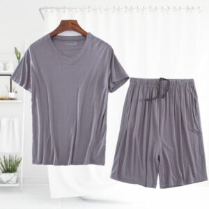 Men's Short Sleeved Shorts Set