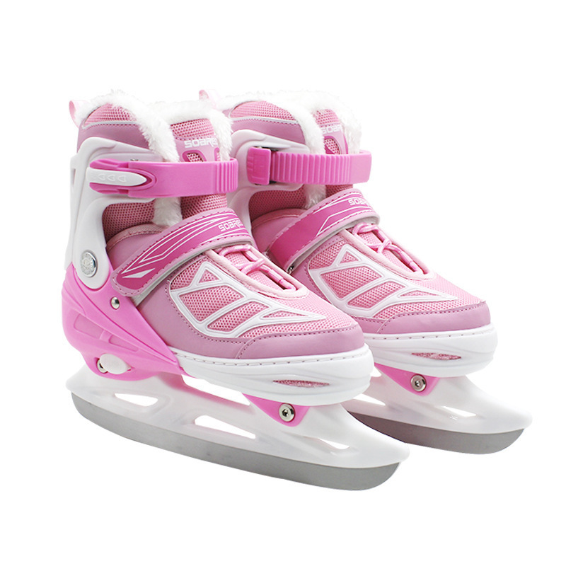 Children's Plush Insulated Adjustable Ice Skate Shoes 5 Children's Plush Insulated Adjustable Ice Skate Shoes - Image 5