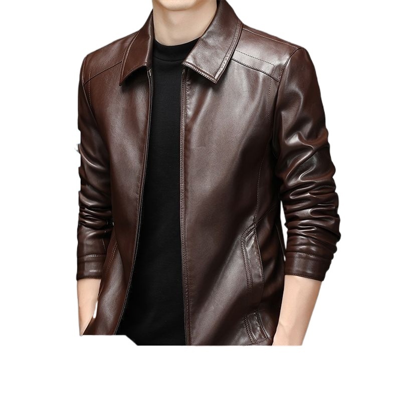 Fleece-lined Soft Leather Jacket 4 Fleece-lined Soft Leather Jacket - Image 4