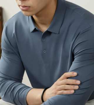 Men's Polo Shirt With Lapel Collar 8 Men's Polo Shirt With Lapel Collar - Image 8