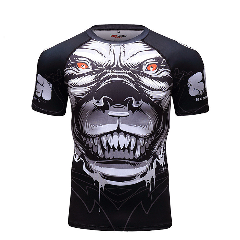 3D Digital Printing Short-sleeved T-shirt 1 3D Digital Printing Short-sleeved T-shirt