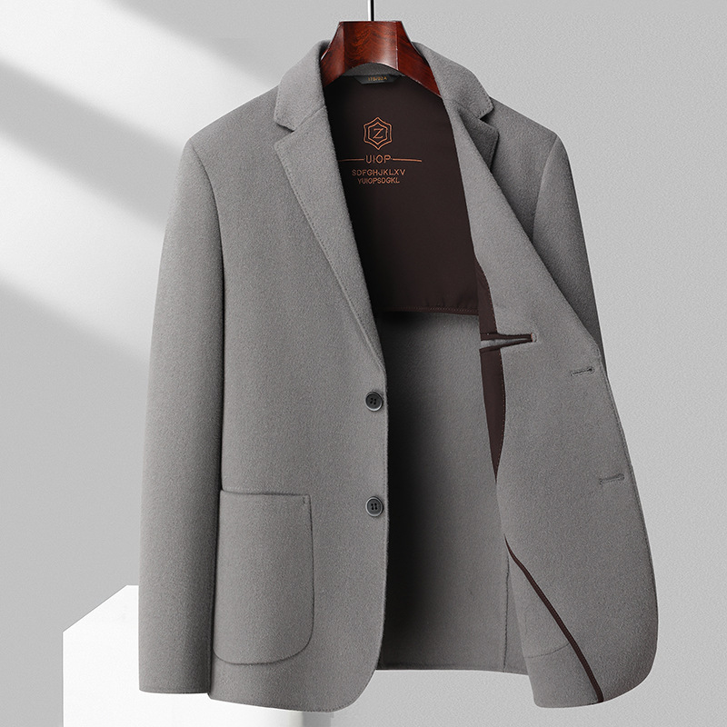 Simple Business-Casual Double-Faced Wool Coat 8 Simple Business-Casual Double-Faced Wool Coat - Image 8