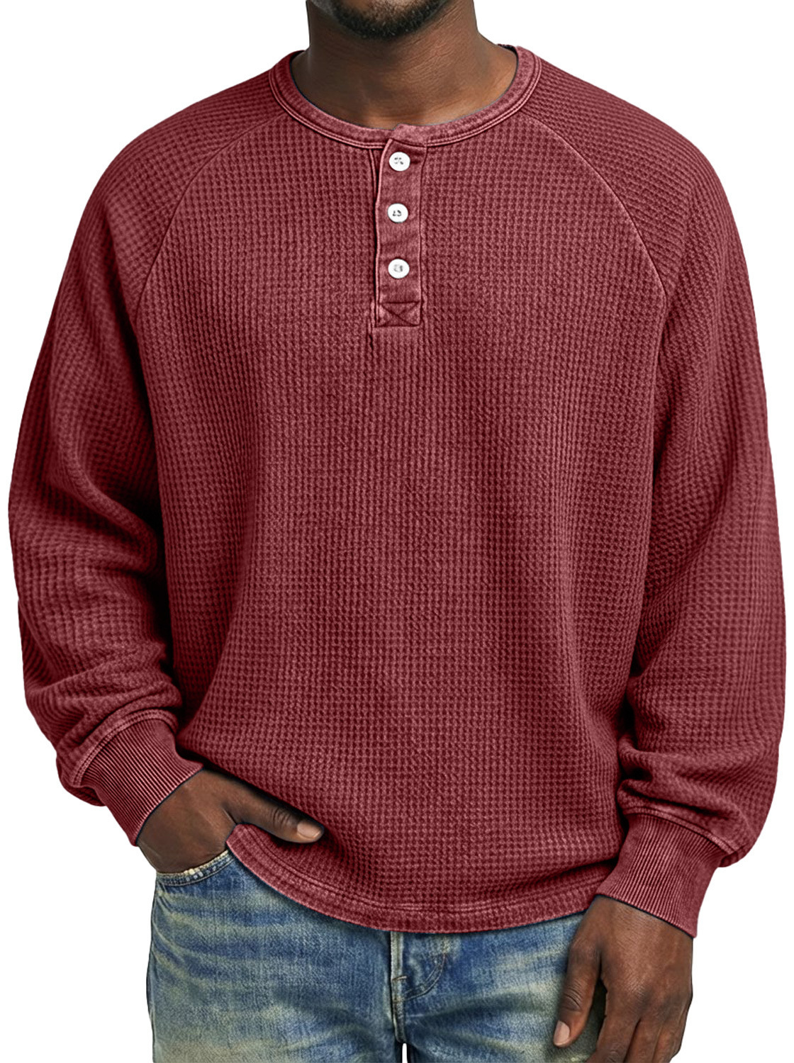 Men's Printed Casual Long-sleeve Shirt 5 Men's Printed Casual Long-sleeve Shirt - Image 5