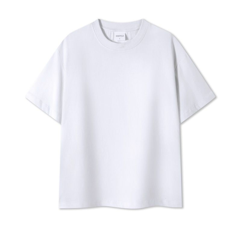 Men's Solid-color Round-neck T-shirt 8 Men's Solid-color Round-neck T-shirt - Image 8